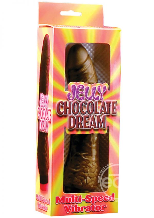 Jelly Chocolate Dream No 1 Vibrator 9 Inch Brown I