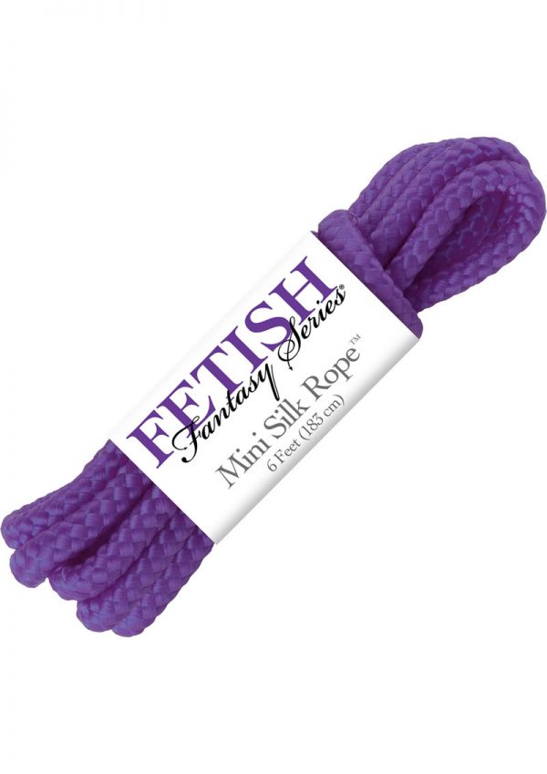 Fetish Fantasy Mini Silk Rope Purple