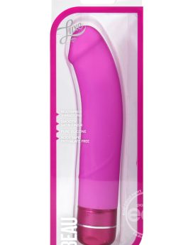 Luxe Beau Silicone Vibrator Waterproof Pink 8.4 Inch
