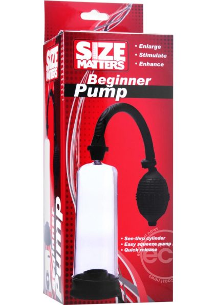 Size Matters Beginner Pump Black And Clear