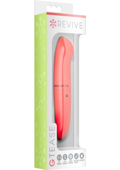 Revive G Tease Vibrator Waterproof Fuzzy Navel Pink
