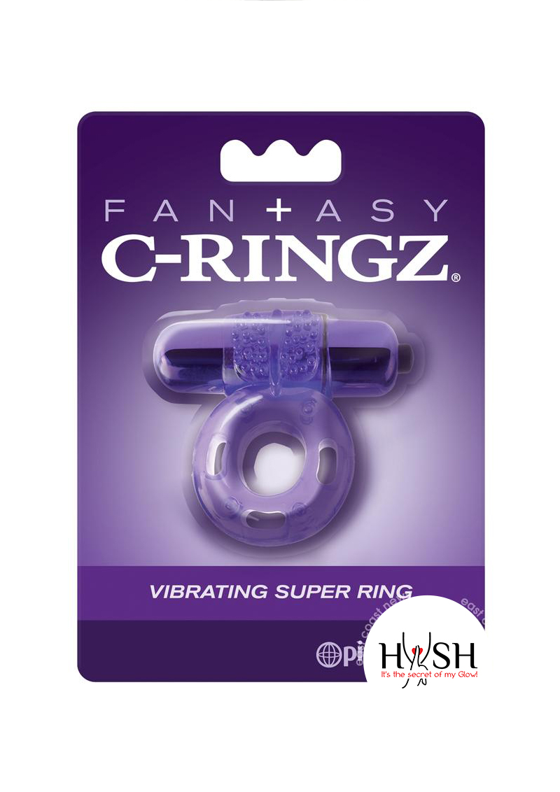 Fantasy C-Ringz Vibrating Super Ring - Purple