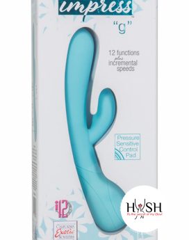 Impress Silicone G Dual Vibe Waterproof Blue