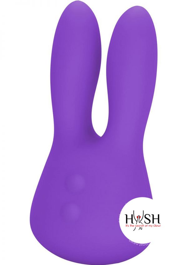 Mini Marvels Marvelous Bunny Silicone Rechargeable Massager Waterproof Purple